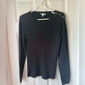 Tommy Hilfiger Black Knit Sweater